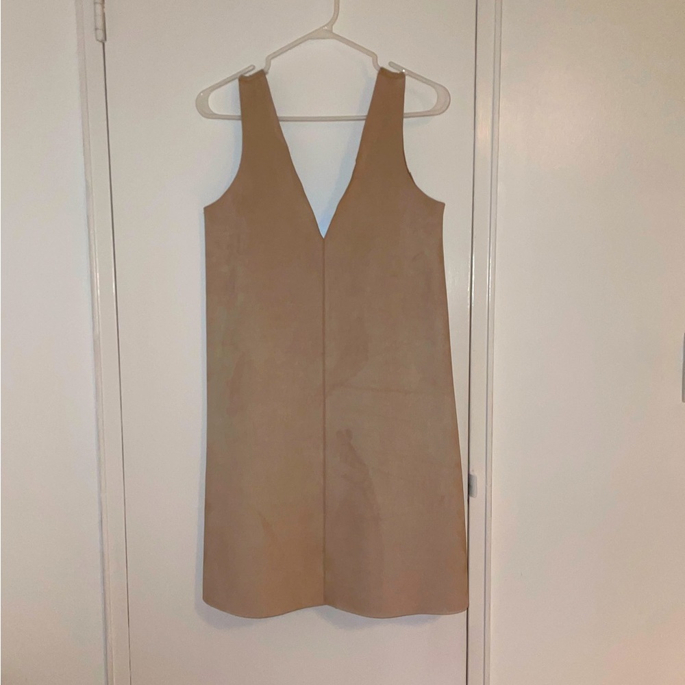 Zara suede like mini dress